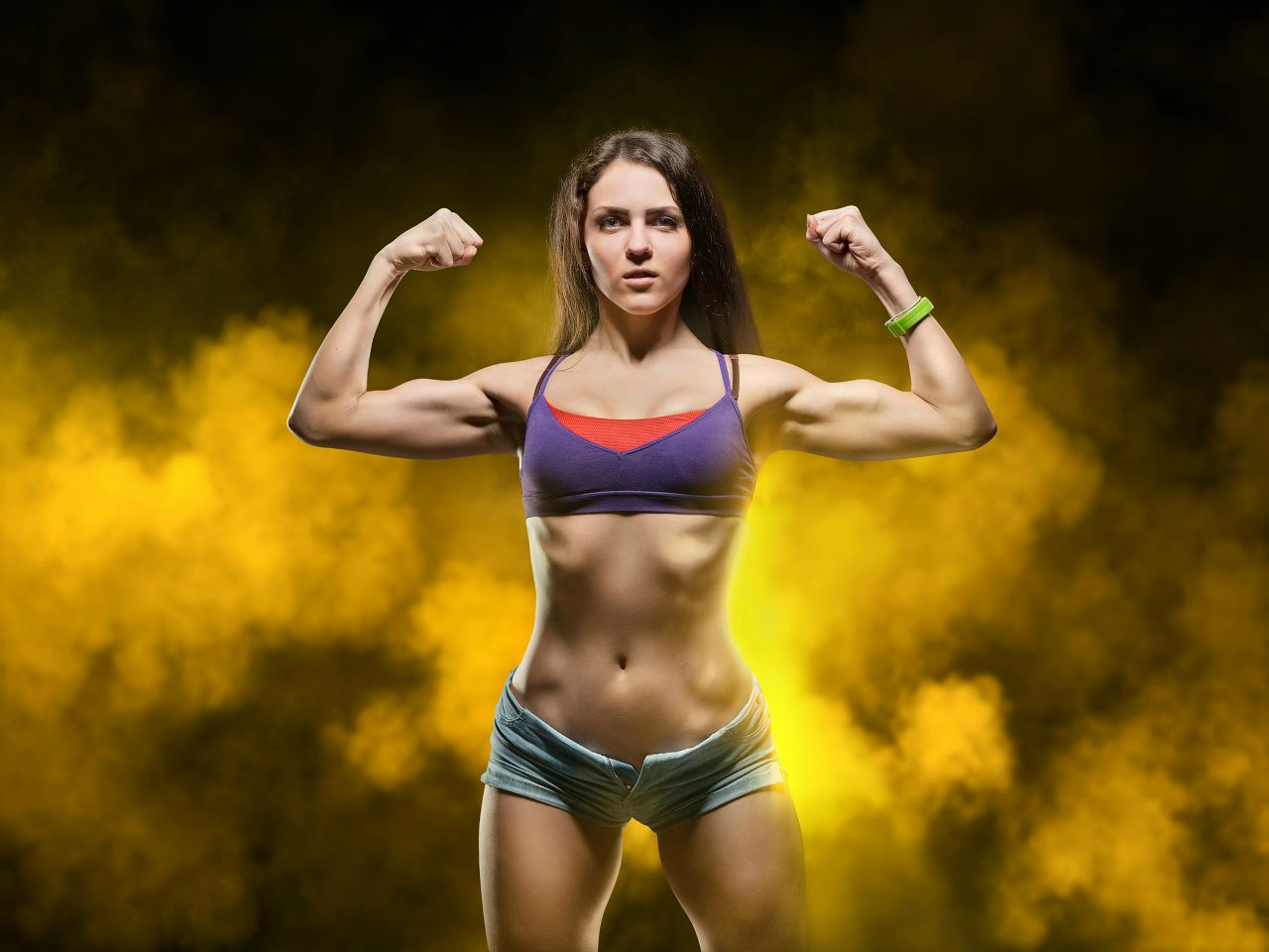 Athletic girls in Jiulong